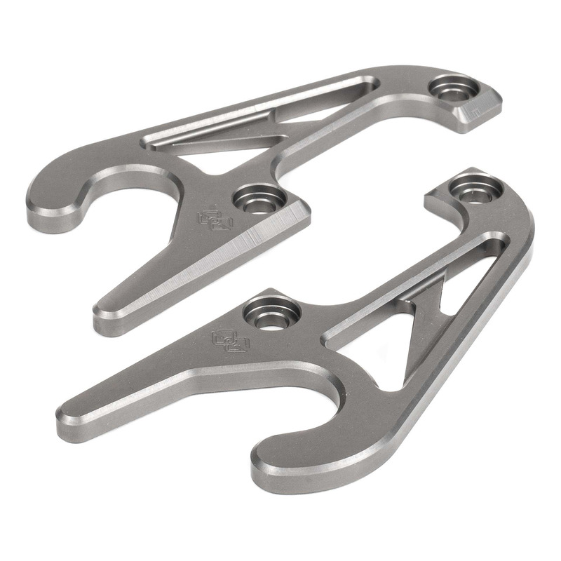 Crochets pour béquille arrière Gilles Tooling Moto GP titane Honda C