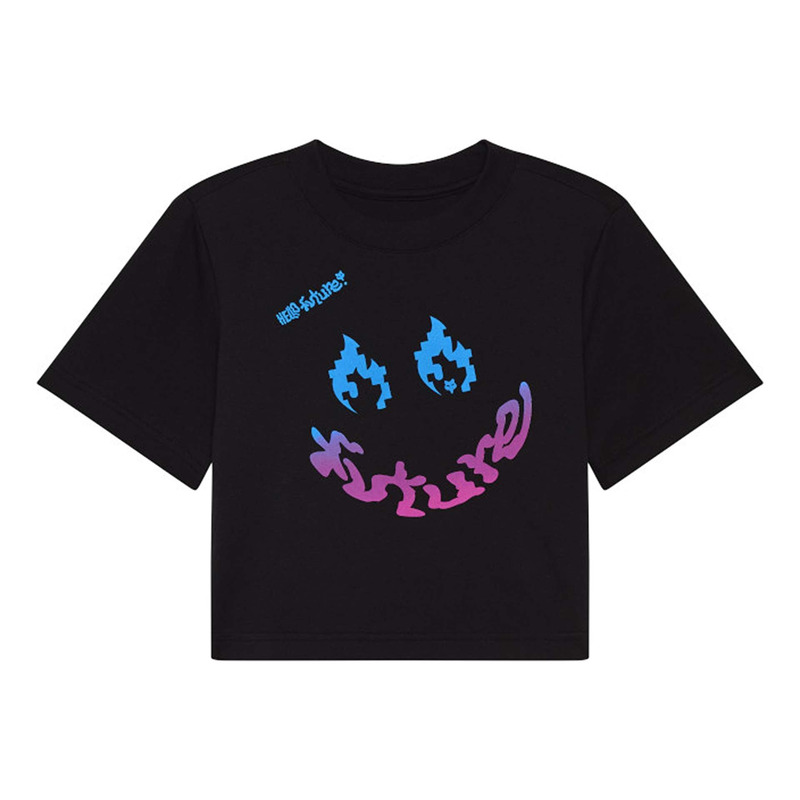 Crop top Fox Racing W Hello Fox black