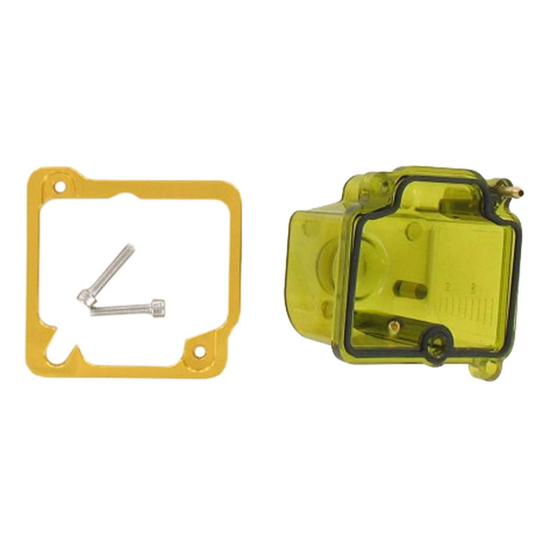 Cuve de carburateur PWK jaune transparent