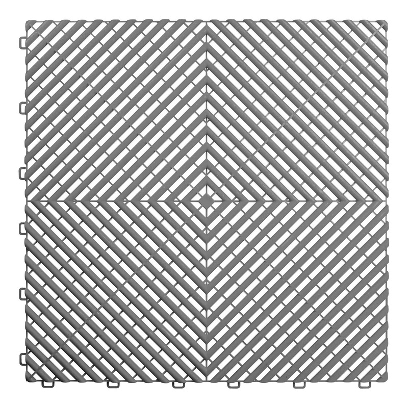 Dalle de sol JBM PP perforÃ©e grise