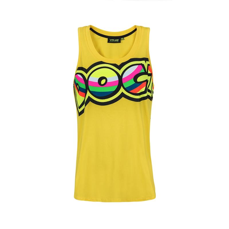 Débardeur femme VR46 Valentino Rossi Doc jaune 2018- L