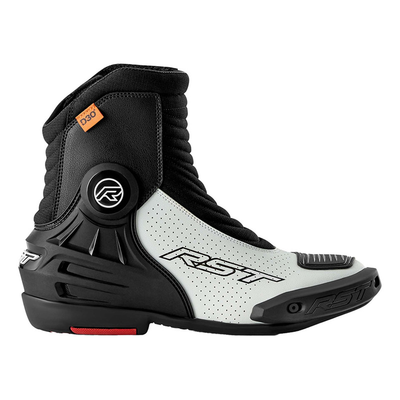 Demi-bottes moto RST TracTech Evo D3O Short noir/blanc