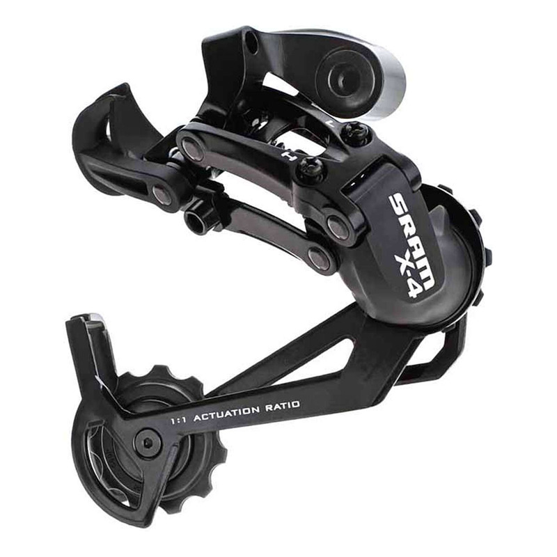 Dérailleur arrière Sram X4 chape longue 7/8v noir