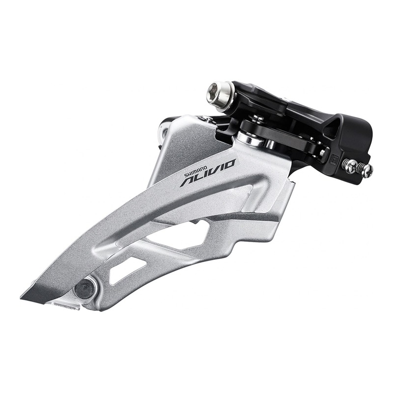 Dérailleur avant vélo VTT Shimano Alivio M3100 à collier 2x9v (Diam