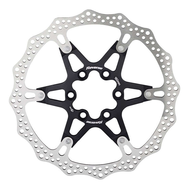 Disque de frein 6 trous Reverse noir- 160 mm