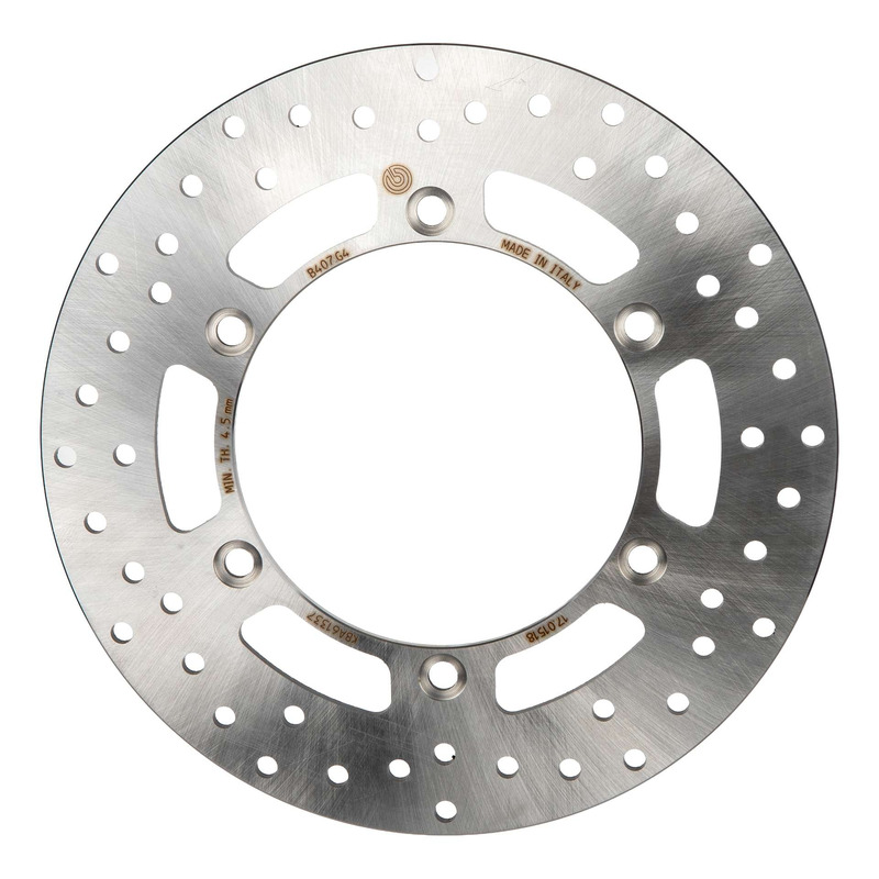 Disque de frein arrière Brembo Serie ORO rond fixe 68B407G4