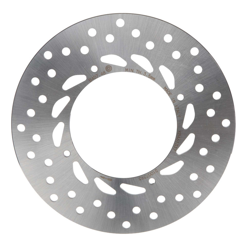 Disque de frein arrière Brembo Serie ORO rond fixe 68B40748