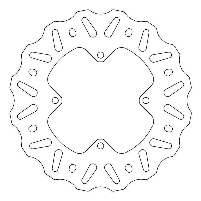 Disque de frein arriÃ¨re fixe Moto Master Offroad Nitro Ã  190 mm Hond