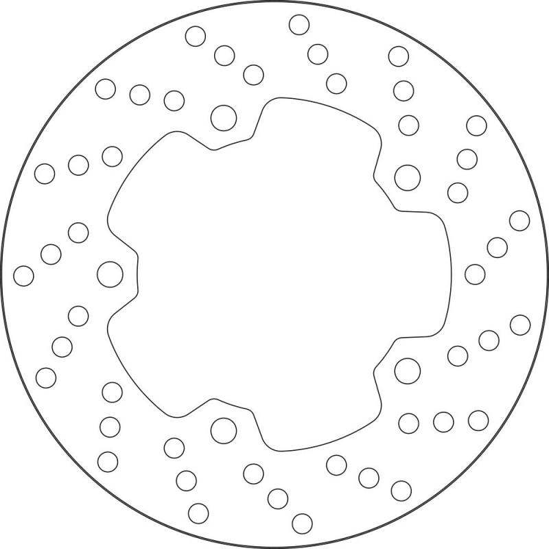 Disque de frein arrière SBS 5234 SYM HD 200 Evo IE 2011