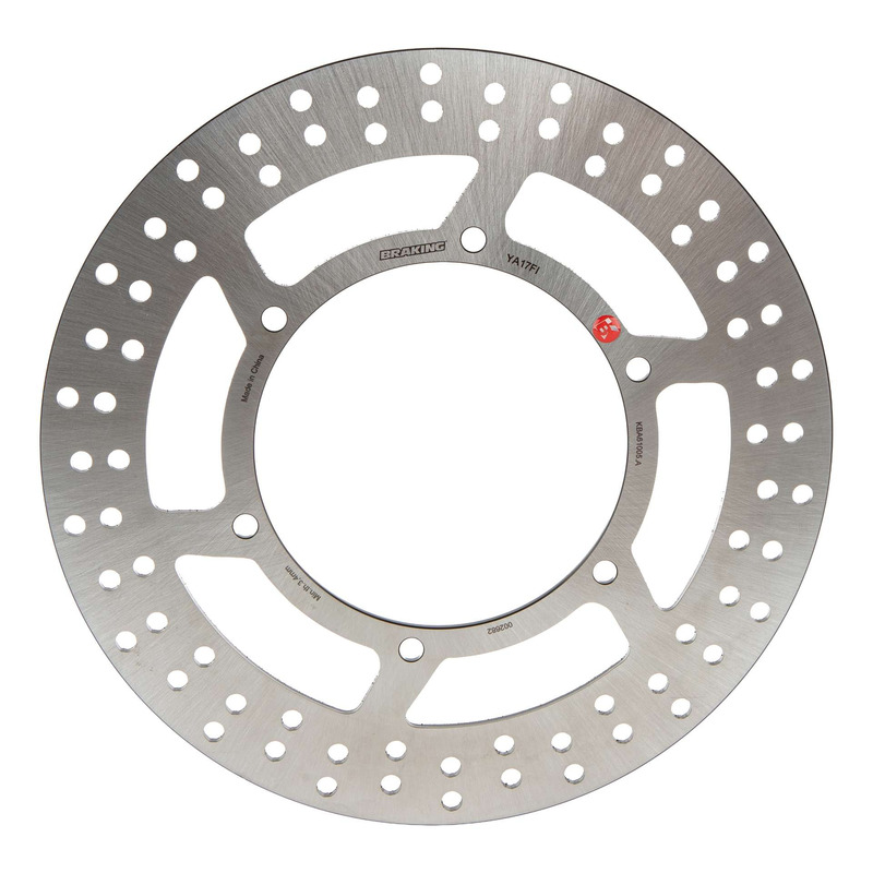Disque de frein avant Braking fixe rond Ø282 mm YA17FI
