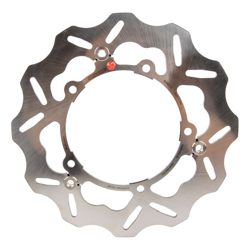 Disque de frein avant Braking S3 semi-flottant wave Ã 267 mm S38016