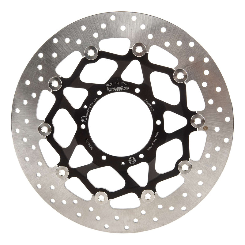 Disque de frein Brembo D.320 sÃ©rie Oro rond flottant avant Honda cbr1