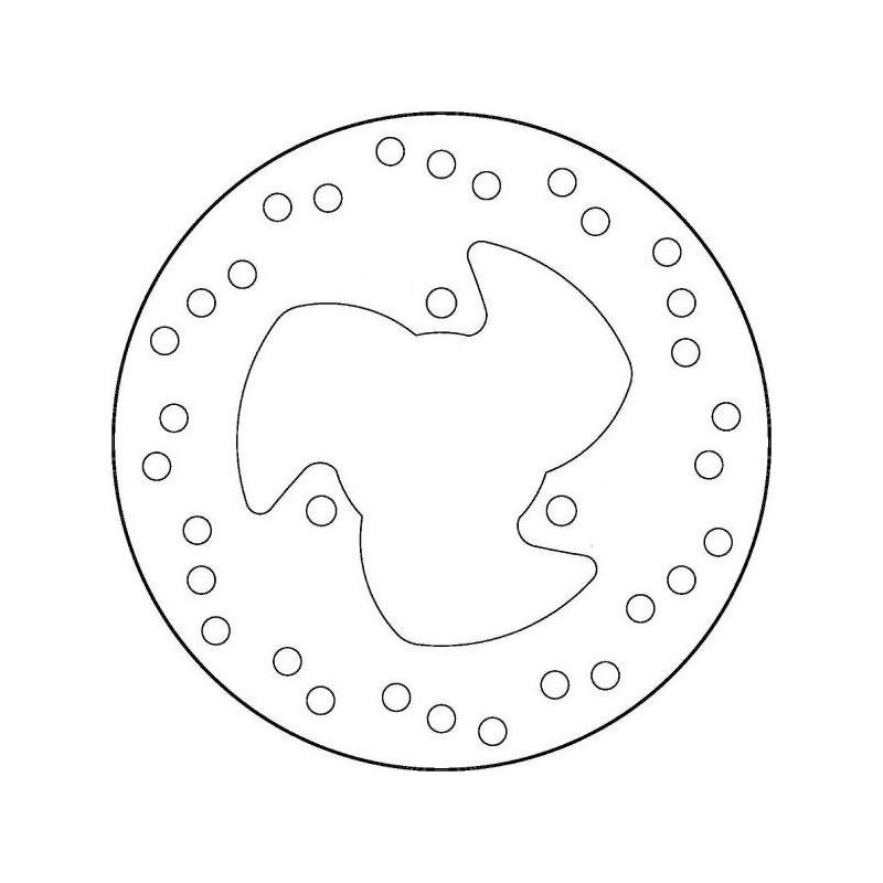 Disque de frein fixe Brembo sÃ©rie Oro 68B407G1