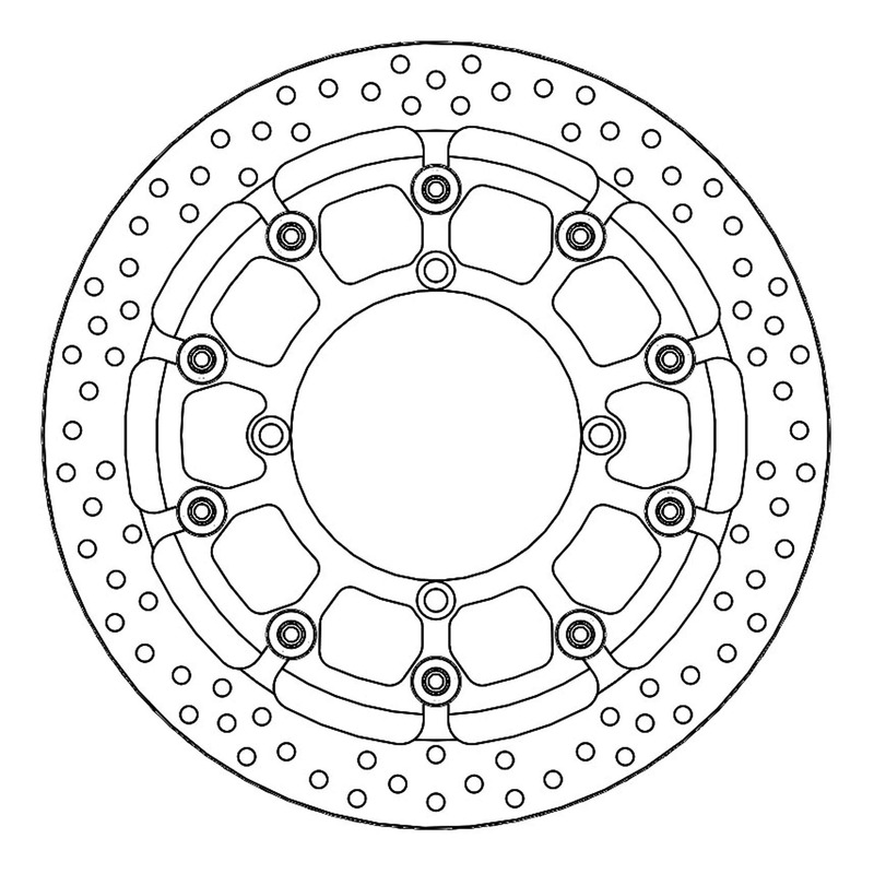 Disque de frein flottant Moto Master Supermoto Racing Halo Suzuki RM-Z
