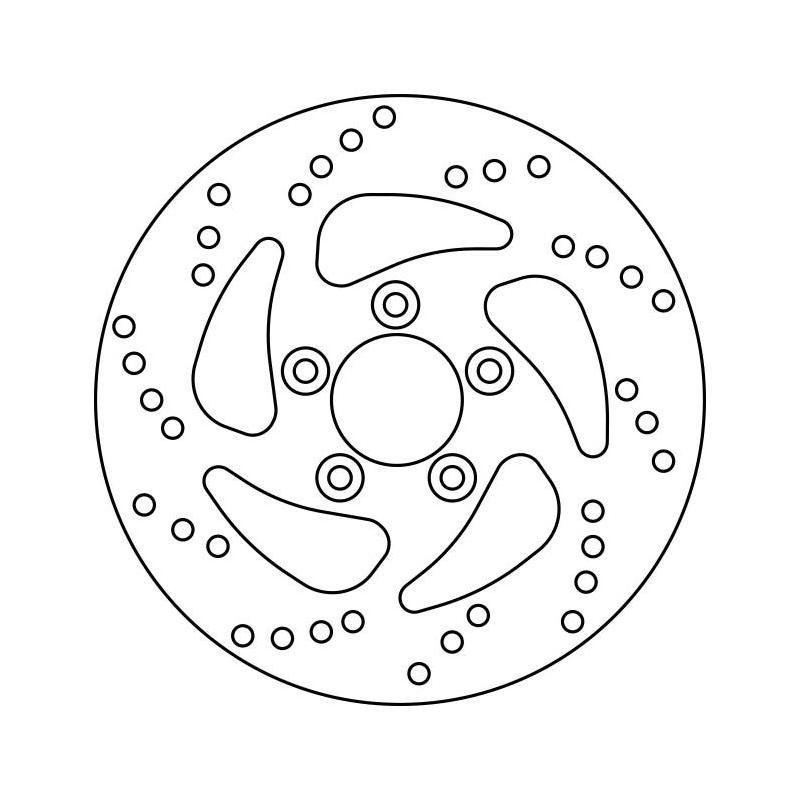Disque de frein flottant TRW MST501SWL Ø 292 mm arrière Harley David