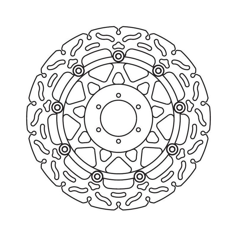 Disque de frein flottant TRW MSW212RAC Ø296 mm