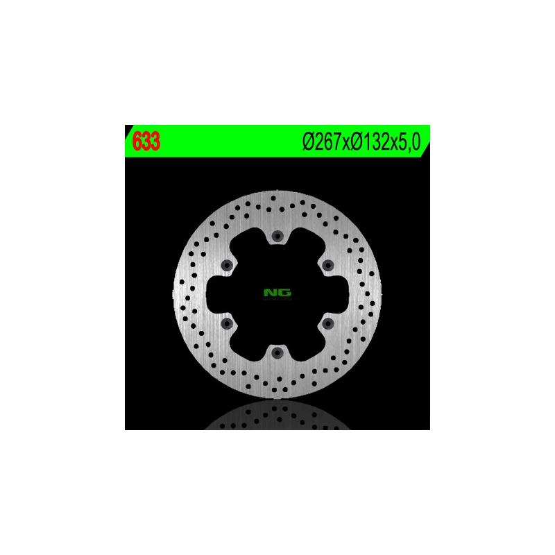 Disque de frein NG Brake Disc D. 633 Yamaha FZS 1000 de 2001 à 2003