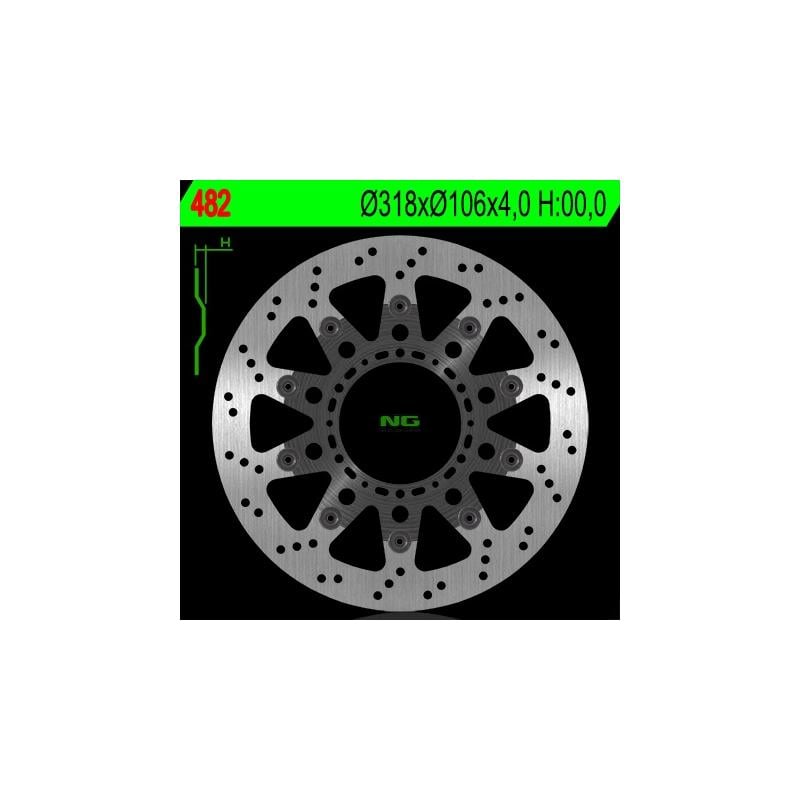 Disque de frein NG Brake Disc D.318 Honda - 482