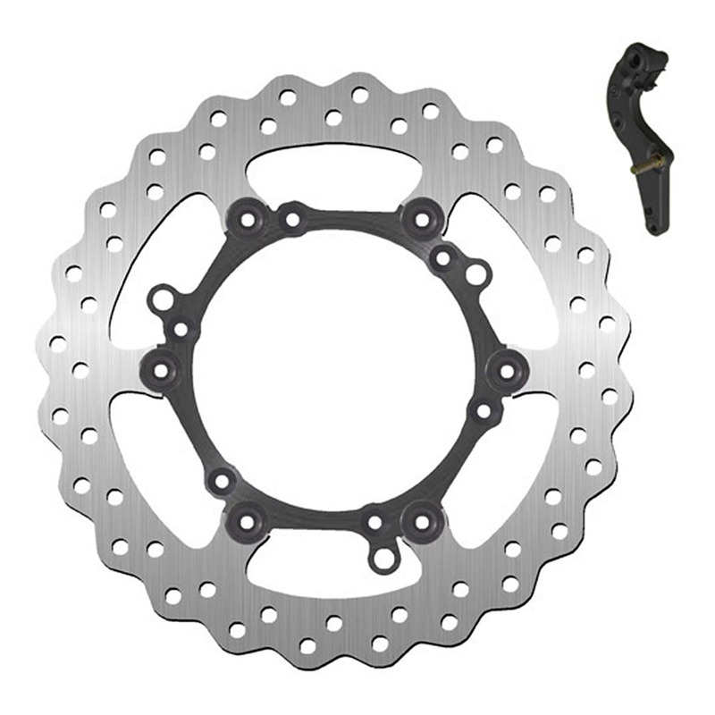 Disque de frein avant NG Brakes 270 mm flottant wave avec patte de dé