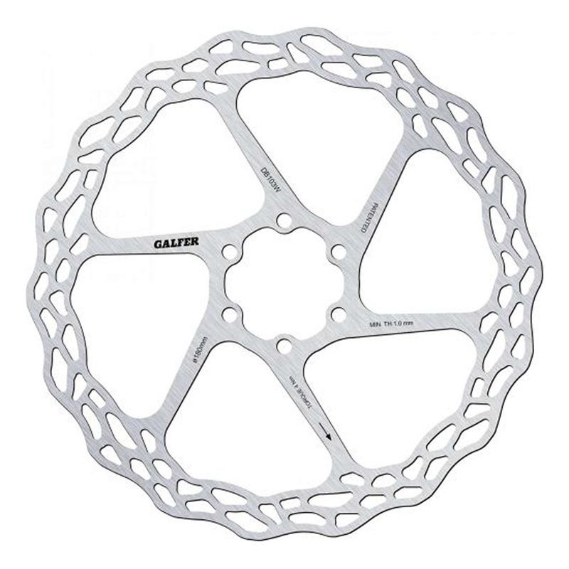 Disque de frein vélo route Galfer Wave 6 trous 180mm