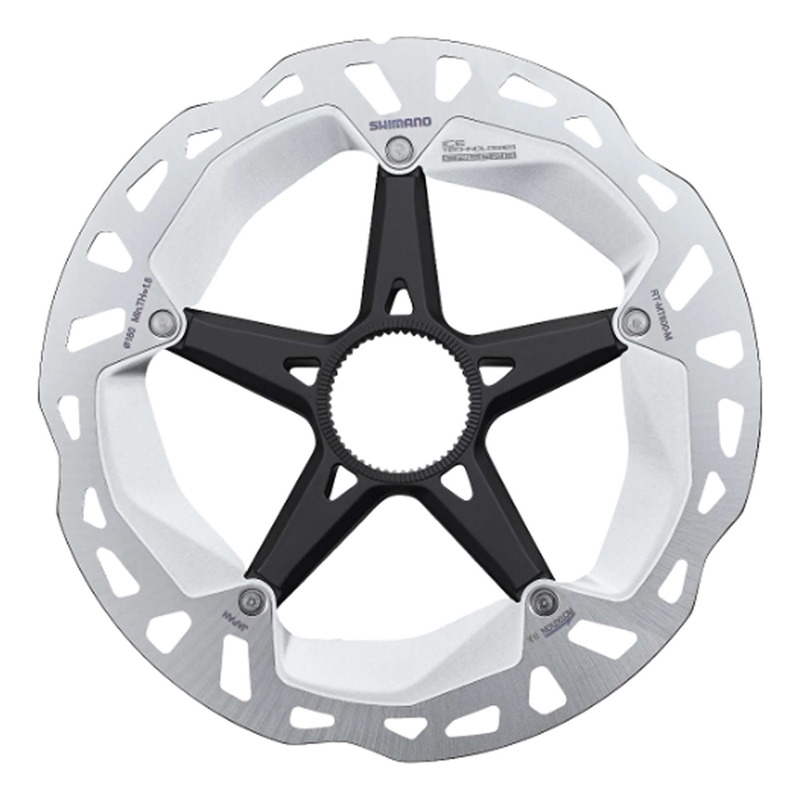 Disque Frein Shimano RT-MT800 Center Lock Contre-Écrou Interne Aimant VAE Ø180 mm