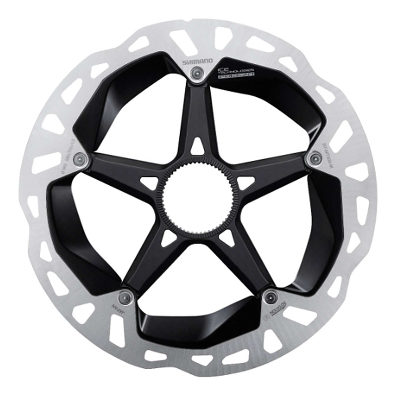 Disque Frein Shimano RT-MT900 Center Lock Contre-Écrou Interne Aimant VAE Ø 180 mm
