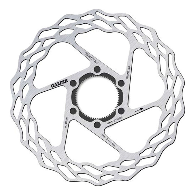 Disque frein vélo Galfer Wave route Centerlock Fulcrum AFS