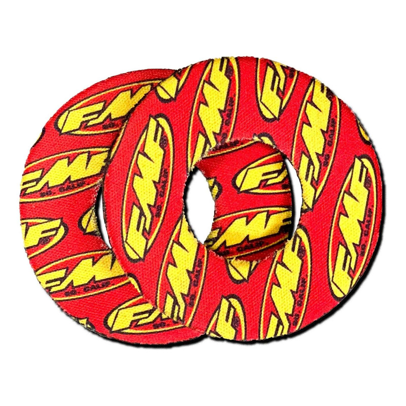 Donuts de PoignÃ©es FMF Grip â   Jaune/Rouge