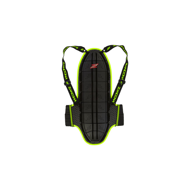 Dorsale Zandona Shield Evo X9 haute visibilité noir/jaune fluo (Taille 188/197cm)