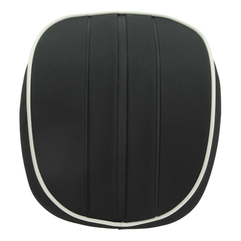 Dosseret de top case en cuir de nubuck noir d'origine CM273130 Vespa Sprint 125 2017-21