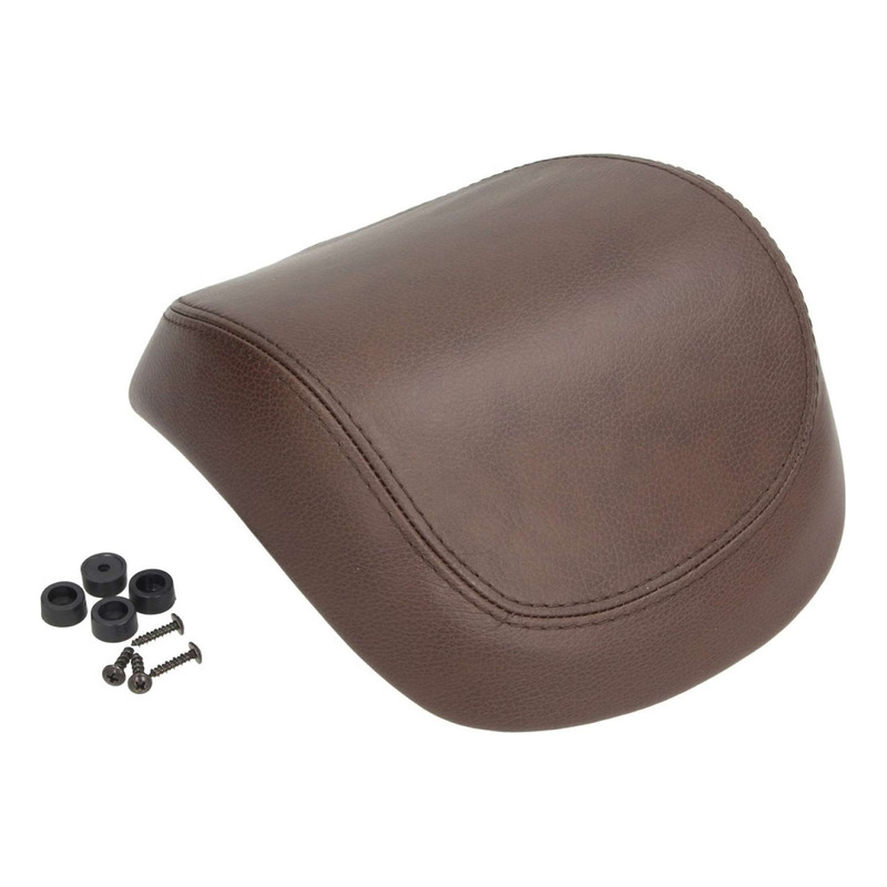 Dosseret de top case en cuir marron d'origine 1B00107600PB Vespa Primavera 125 2014-21