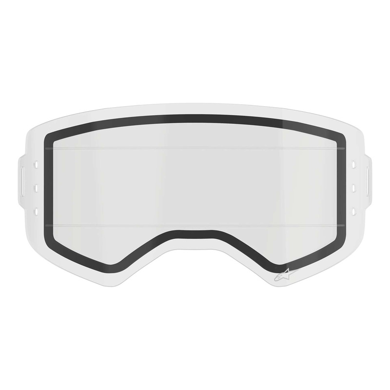 Double écran Alpinestars Supertech Dual Pane Roll-Off – Clear