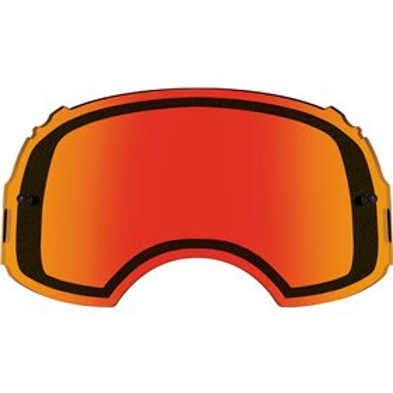 Double écran ventilé Oakley Airbrake Plutonite persimmon