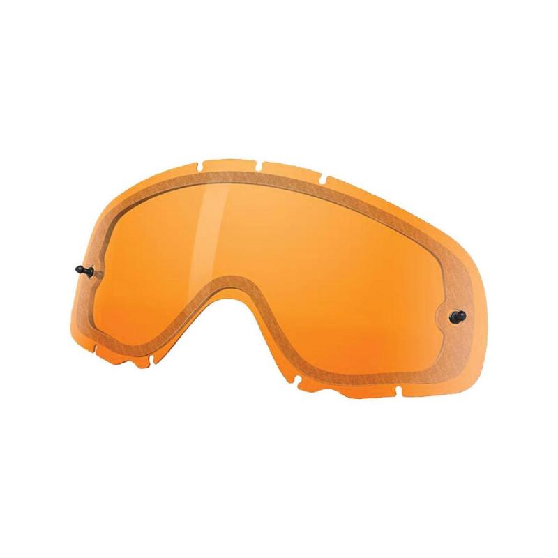 Double écran ventilé Oakley Crowbar Snowcross persimmon