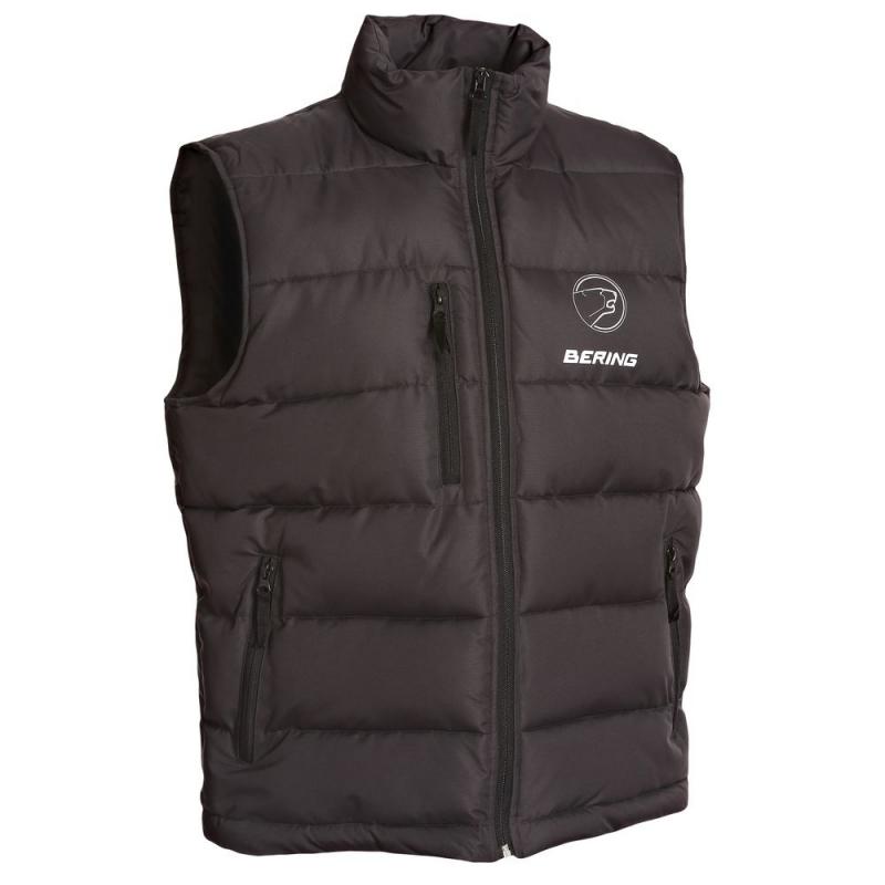 Doudoune Bering sans manches noir/blanc- M