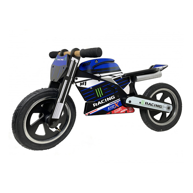 Draisienne bois Kiddimoto avec kit déco Yamaha M1