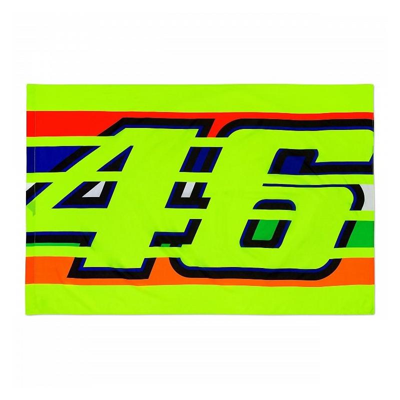 Drapeau VR46 Valentino Rossi Tstripes multi 2019