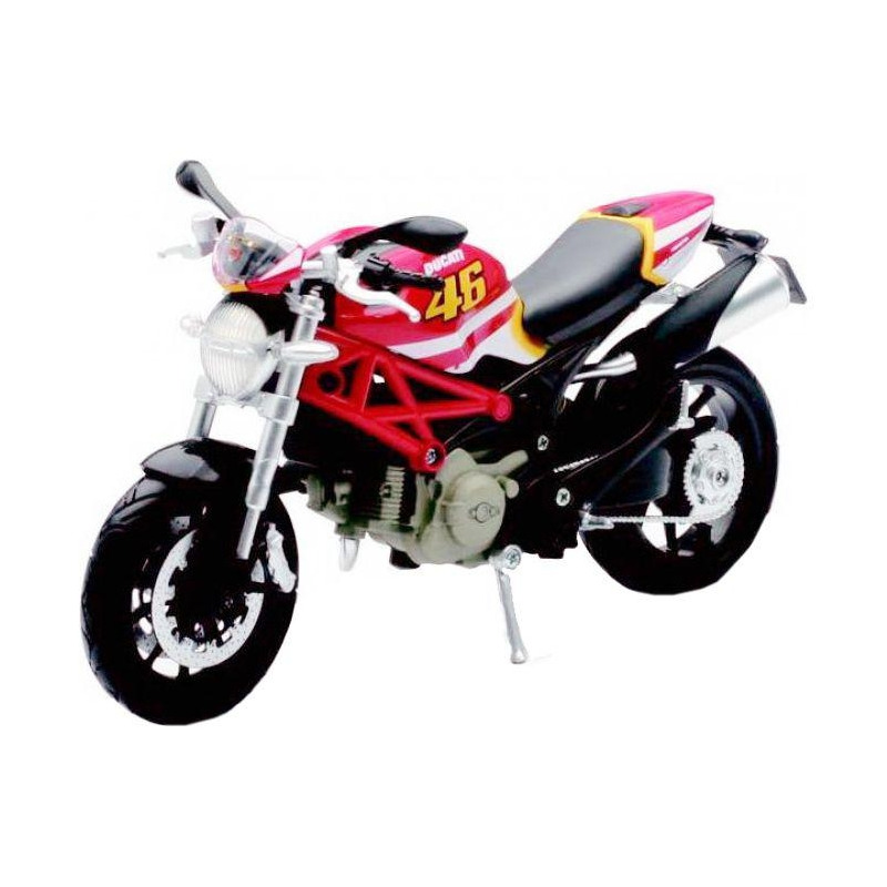 Ducati Monster 796 n46 Valentino Rossi réplica 1:12 NewRay rouge