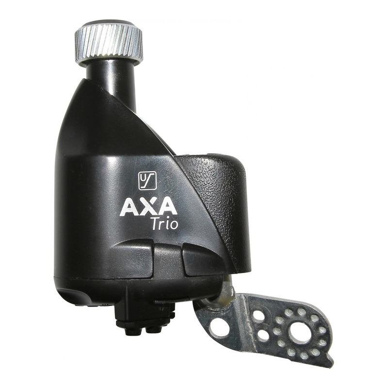 Dynamo Axa Trio galet acier noir (montage côté gauche)