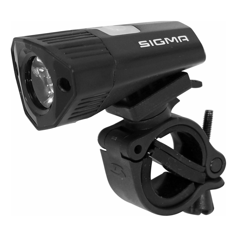 Éclairage avant Sigma Buster 100 visibilité 35m noir (à batterie)