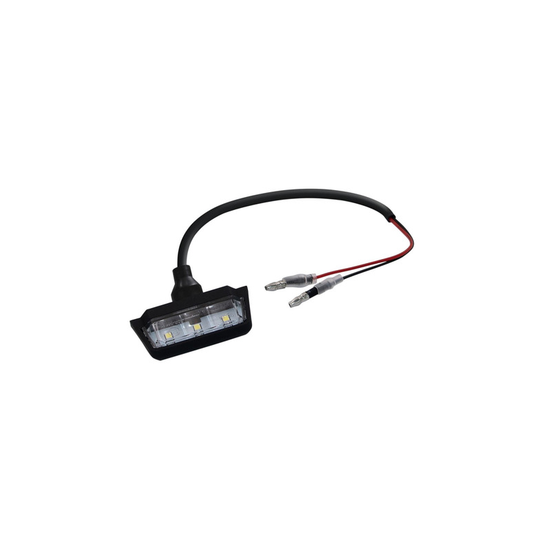 Éclairage de plaque LED universel noir-transparent Taac LT01