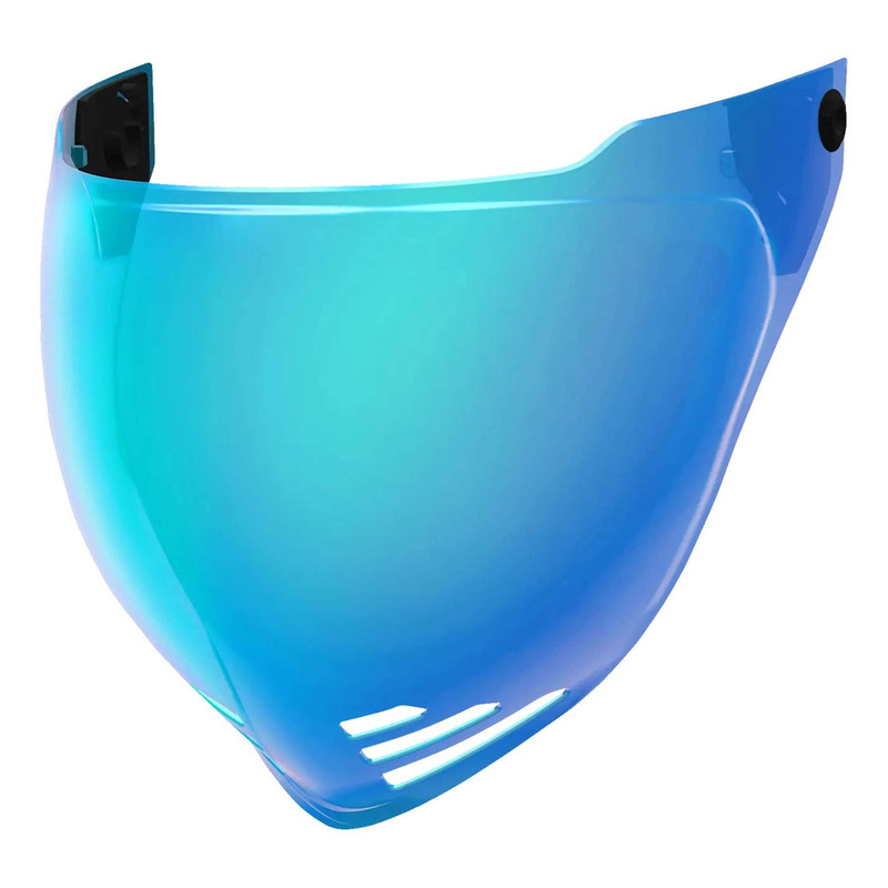 Ã cran bombÃ©e iridium bleu Icon pour casque Domainâ ¢