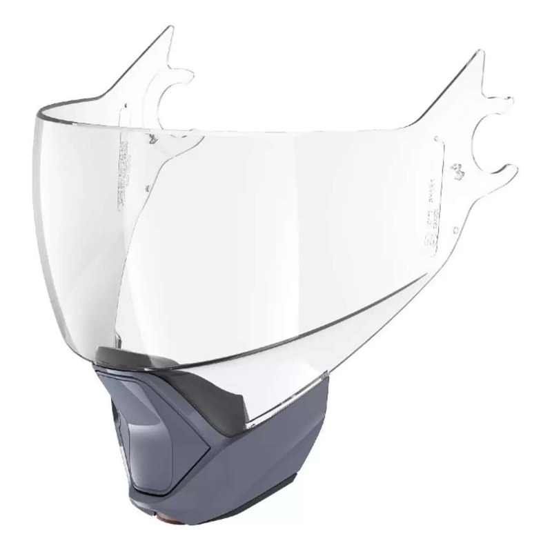 Ecran casque Shark Evojet clair AR/AB + mentonnière gris graphique brillant