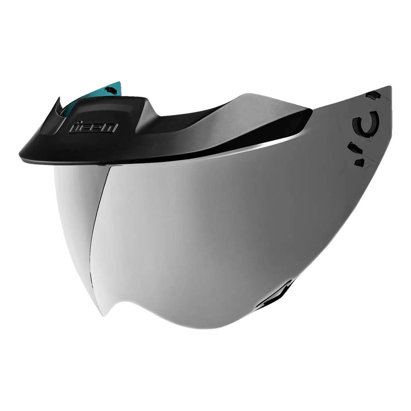 Ã cran iridium argent Icon MotoShieldâ ¢ pour casque Domainâ ¢