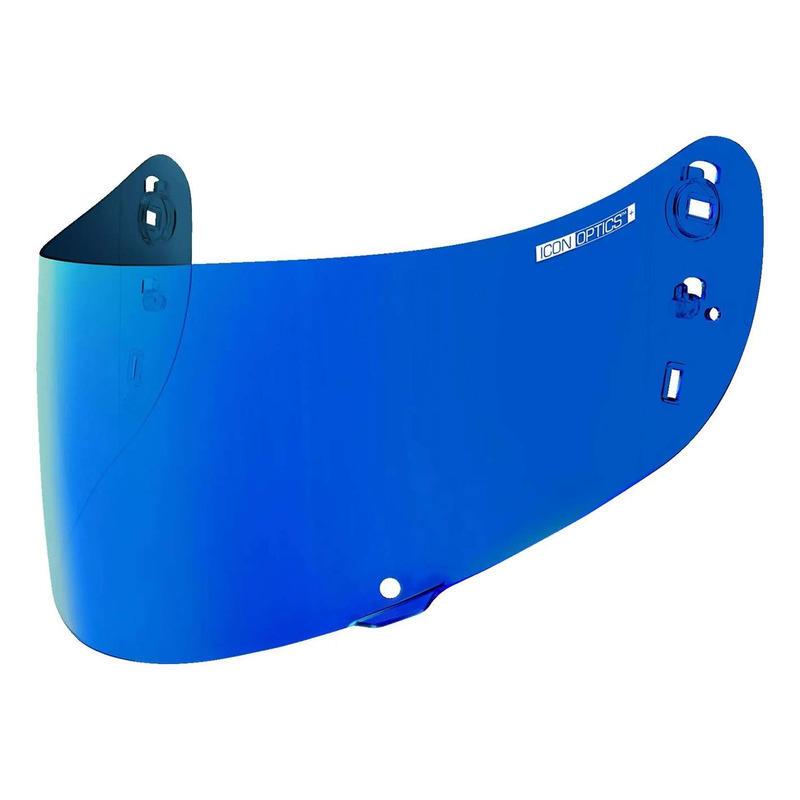 Ã cran iridium bleu Icon Opticsâ ¢ pour casques Airmadaâ ¢/Airformâ ¢/