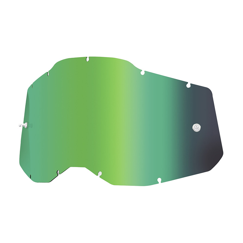 Ecran masque cross enfant 100% AC2/ST2 iridium vert