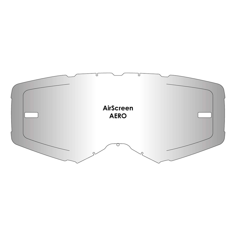 Écran ouvrant AirScreen pour masque Aero EX avec système de verrouillage – Hydrophobe clair