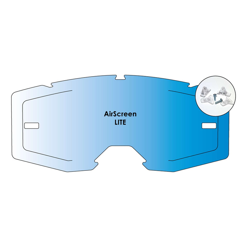 Écran ouvrant AirScreen pour masque Lite EX avec système de verrouillage – iridium bleu
