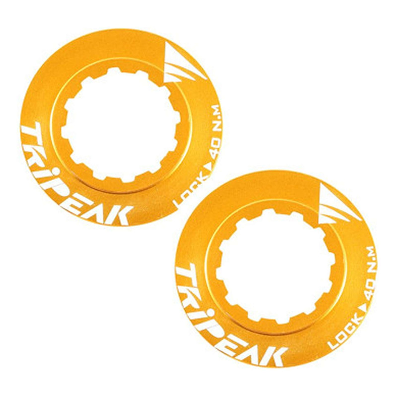 Ecrou de disque de frein Centerlock Tripeak serrage interne Or