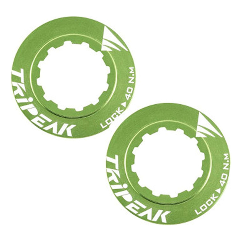 Ecrou de disque de frein Centerlock Tripeak serrage interne Vert